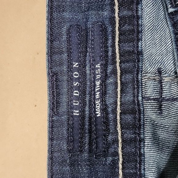 Hudson Size Unknown Bootcut / Flare Leg, Button Pocket, Low Rise Blue Jeans - Picture 8 of 13